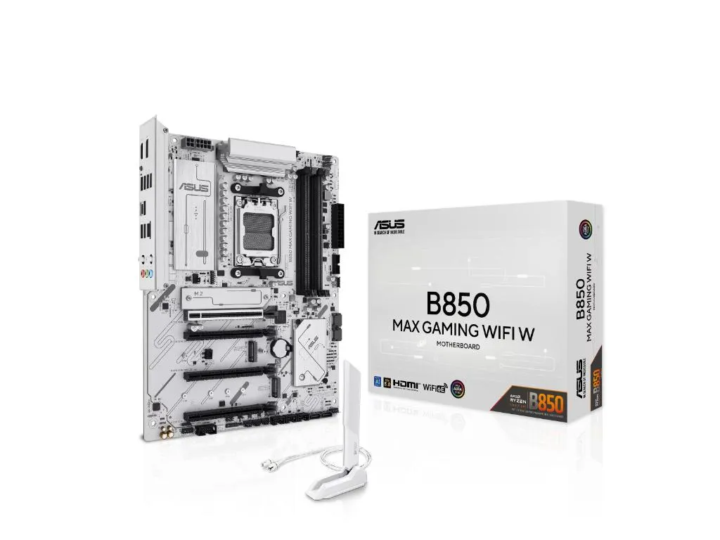 Maticna ploca ASUS B850 MAX GAMING WIFI WHITE Slika 1